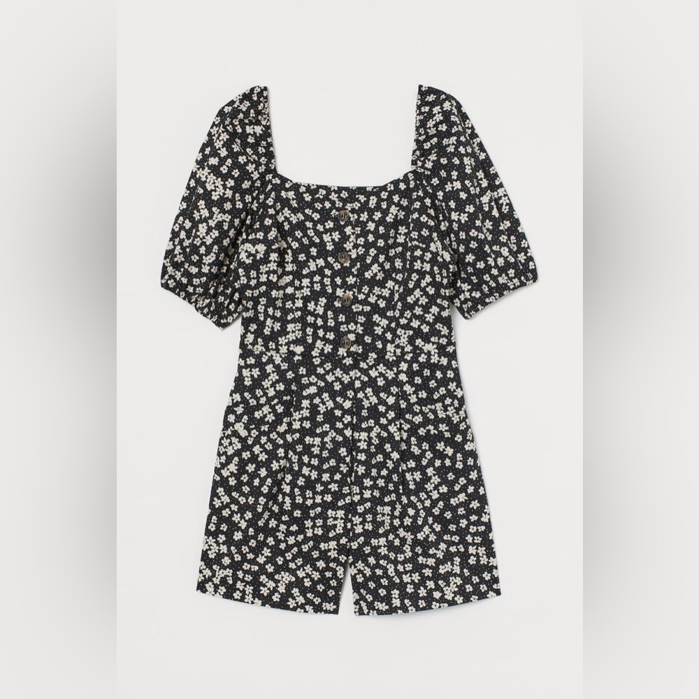 H&M Puff Sleeve Romper
